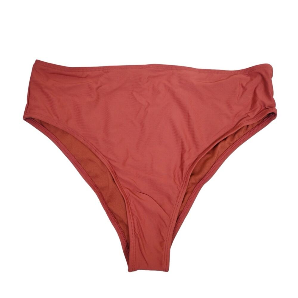 VYB Womens XL Cinched Two-Piece Bikini in Magic Hour Rust Brown NEW - Picture 5 of 10